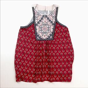Xhilaration Sleeveless Embroidered Top

Medium